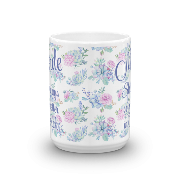 Merde - 15oz Ceramic mug side view